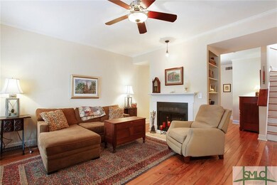 Notice the lovely polished old heart of pine floor