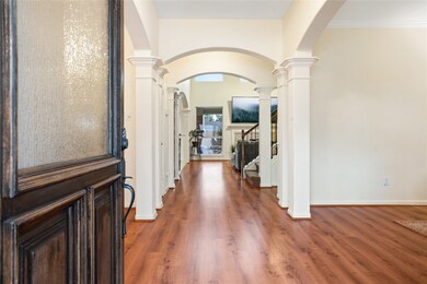 A grand foyer welcomes you the moment you step inside