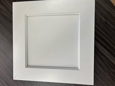 White hardwood cabinets