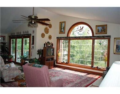 Living Room. Large windows...