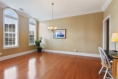 Large formal dining area