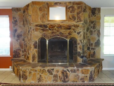 Stone Fireplace