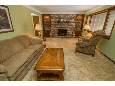 Living Room with gas fireplace