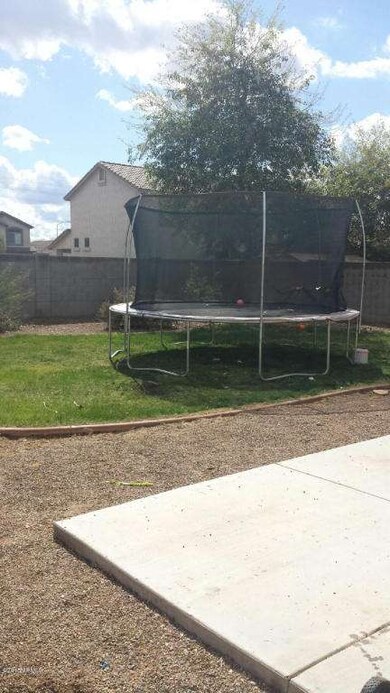 Backyard from Parking Slab