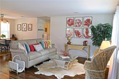 Open concept living area with ample space for dini