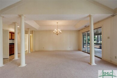 DINING ROOM. Open to the living room, the dining r