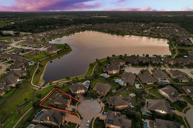 View of the community lake that you can see from the back yard and balcony