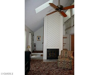Living Room - Wood Burning Fireplace