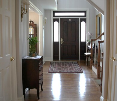 welcoming entrance