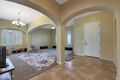 foyer and living room