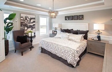 Master bedroom-Model-Picture is of a similar home