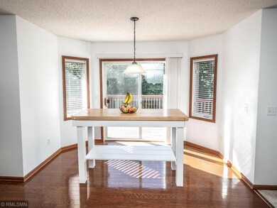 Informal dining room right off the kitchen leads t