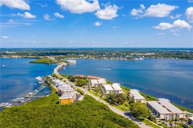 AERIAL OF SANDPIPER KEY CONDOS ON THE RIGHT SIDE O