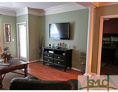 Living Room. Spacious living room opens onto the s