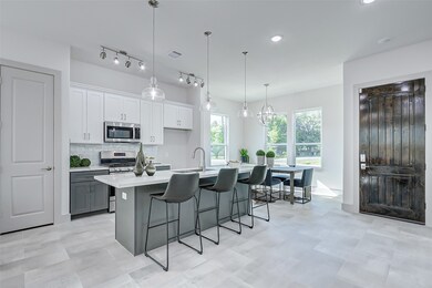 Spacious open floor plan. Photo is from model home