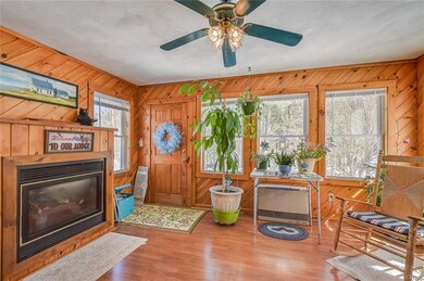 Added bonus! 4 Season room with gas fireplace and 