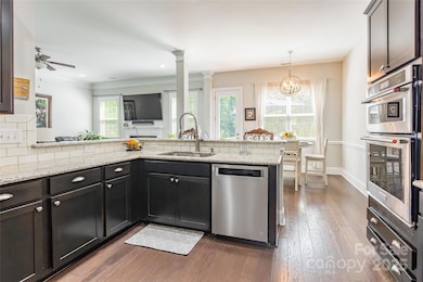 granite countertops and SS appliances