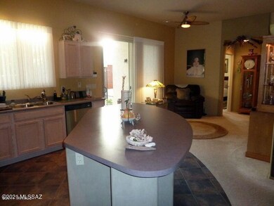 Kitchen to dining