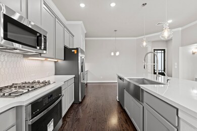 Photos depict a model home built on the same floor