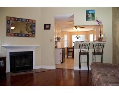 Den/Family/Great Room. Wood fireplace in living ro