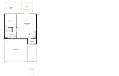 Lower/Basement level layout