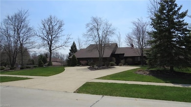 View from the street of the corner lot & circular 
