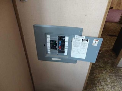 Laundry elect panel in laundry area