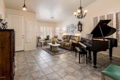 Foyer and Living Room