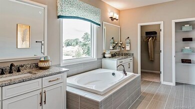 Actual Owner's Bath with 1 of 2 walk in closet's a