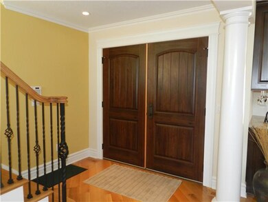 Foyer. View of the front entrance foyer with beaut