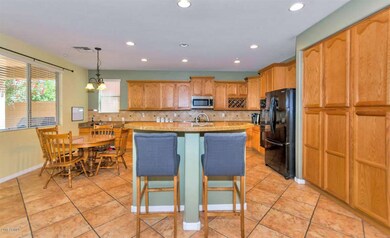 Raised Breakfast Bar area
