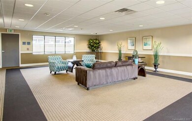 Secured common area on 5th floor where elevator is