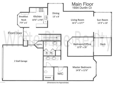 1934 Dunlin - Main Level floor plan