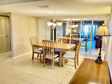 Dining area - tile floors