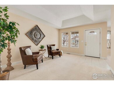 Entry with living room