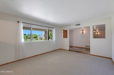 Front Entry open to Living Room