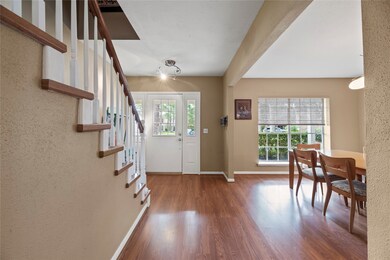 From the front door to the back, this home welcome
