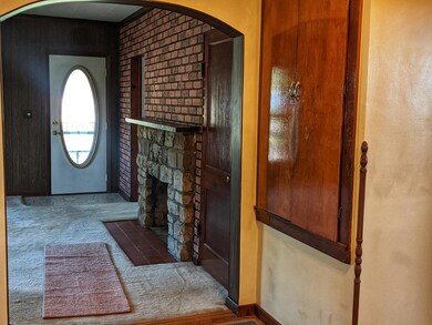 Open dining room