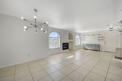 Fireplace and Entertainment in Living Room
