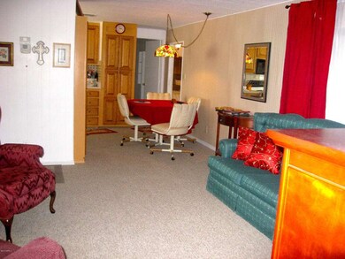 Living Room Eat-In Kitchen View