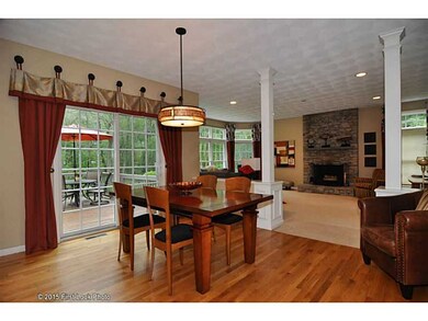 Dining Area. Walk right out onto the backyard deck
