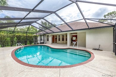 Spacious screened-in pool area and lanai for fun i