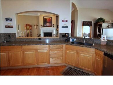 Overview of Formal Living Room from Kitchen