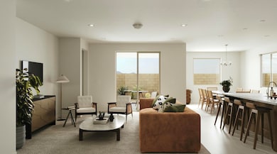 KITCHEN AND LIVING SPACE