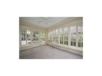 Enclosed side porch