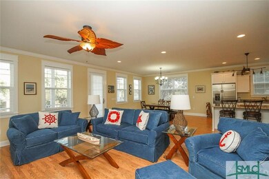 Open layout living area on main floor