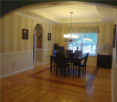 Formal Dining Room, Arched Opening, Lots of Trim!
