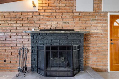 WOOD BURNING FIREPLACE