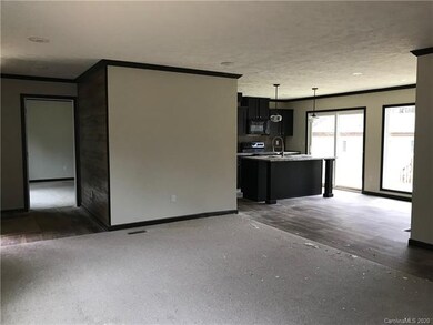 Family room looking toward kitchen
