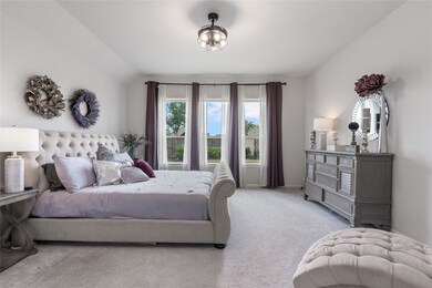Spacious owner's retreat at the back of the home a
